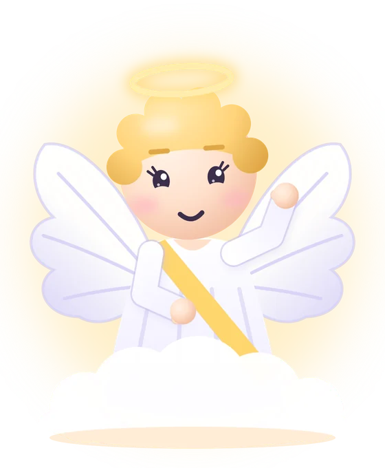 The Better Human angel waving