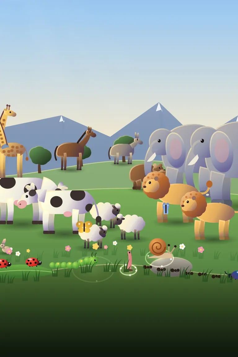 A painting of creation, from the Better Human story films