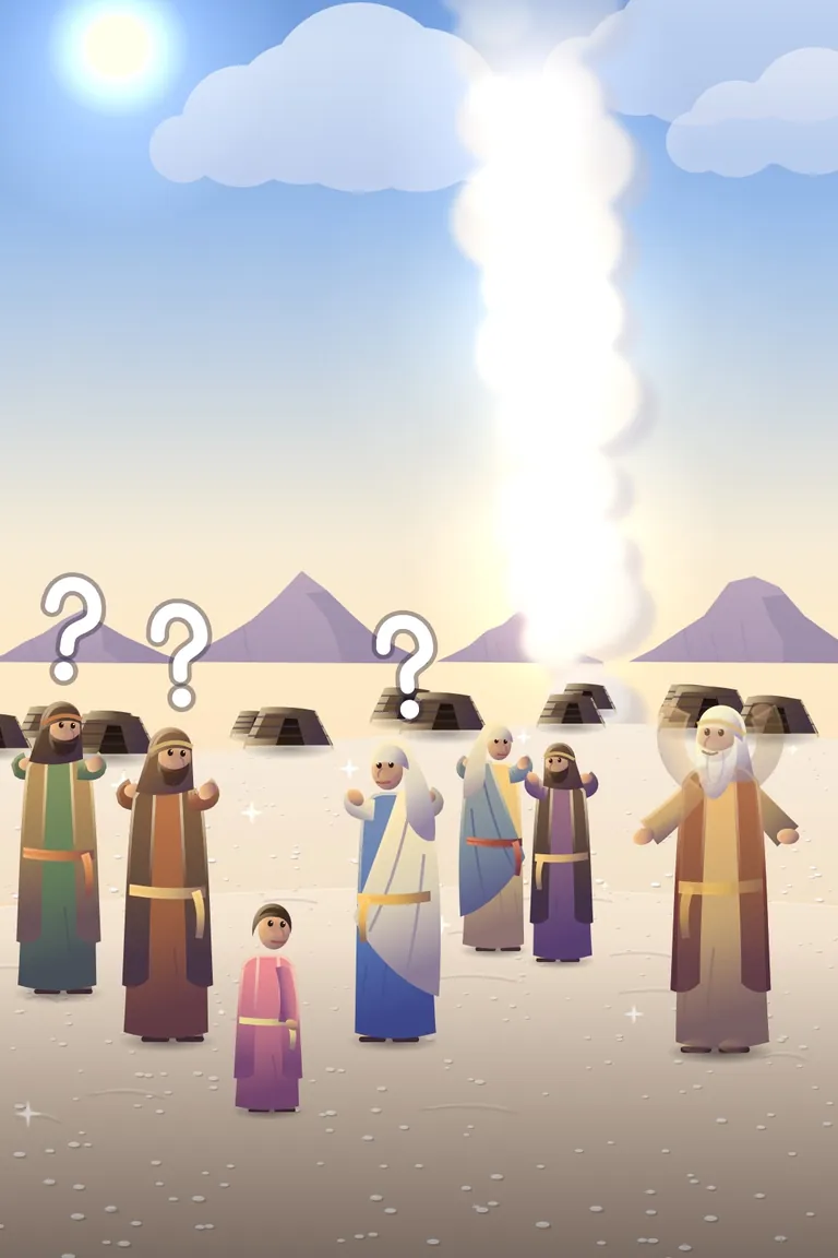 Bread from Heaven, a painted Bible story