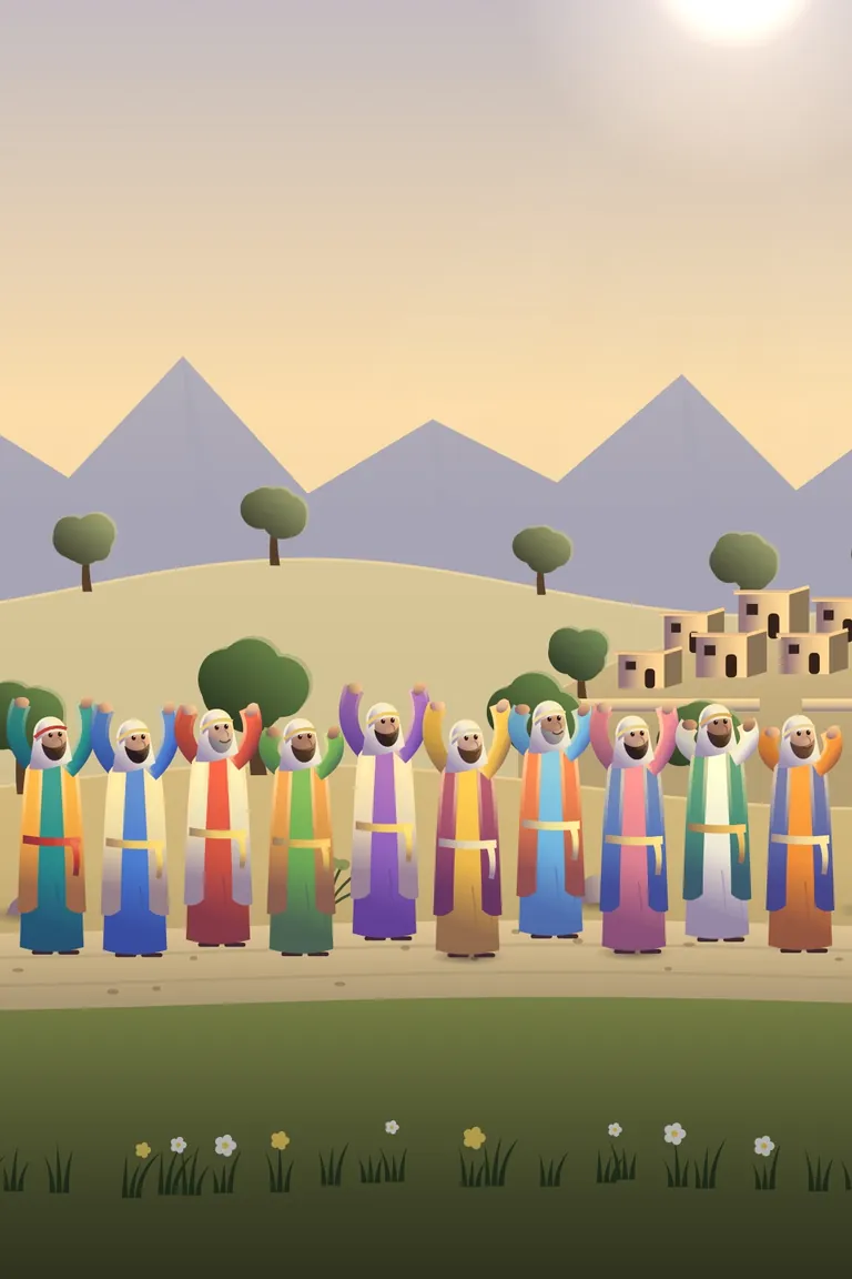 The One Who Said Thank You, a painted Bible story